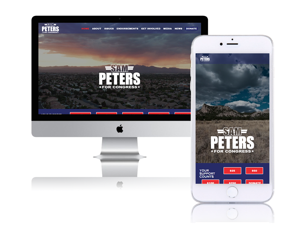 Sam Peters Website Screenshot Sam Peters Website Screenshot