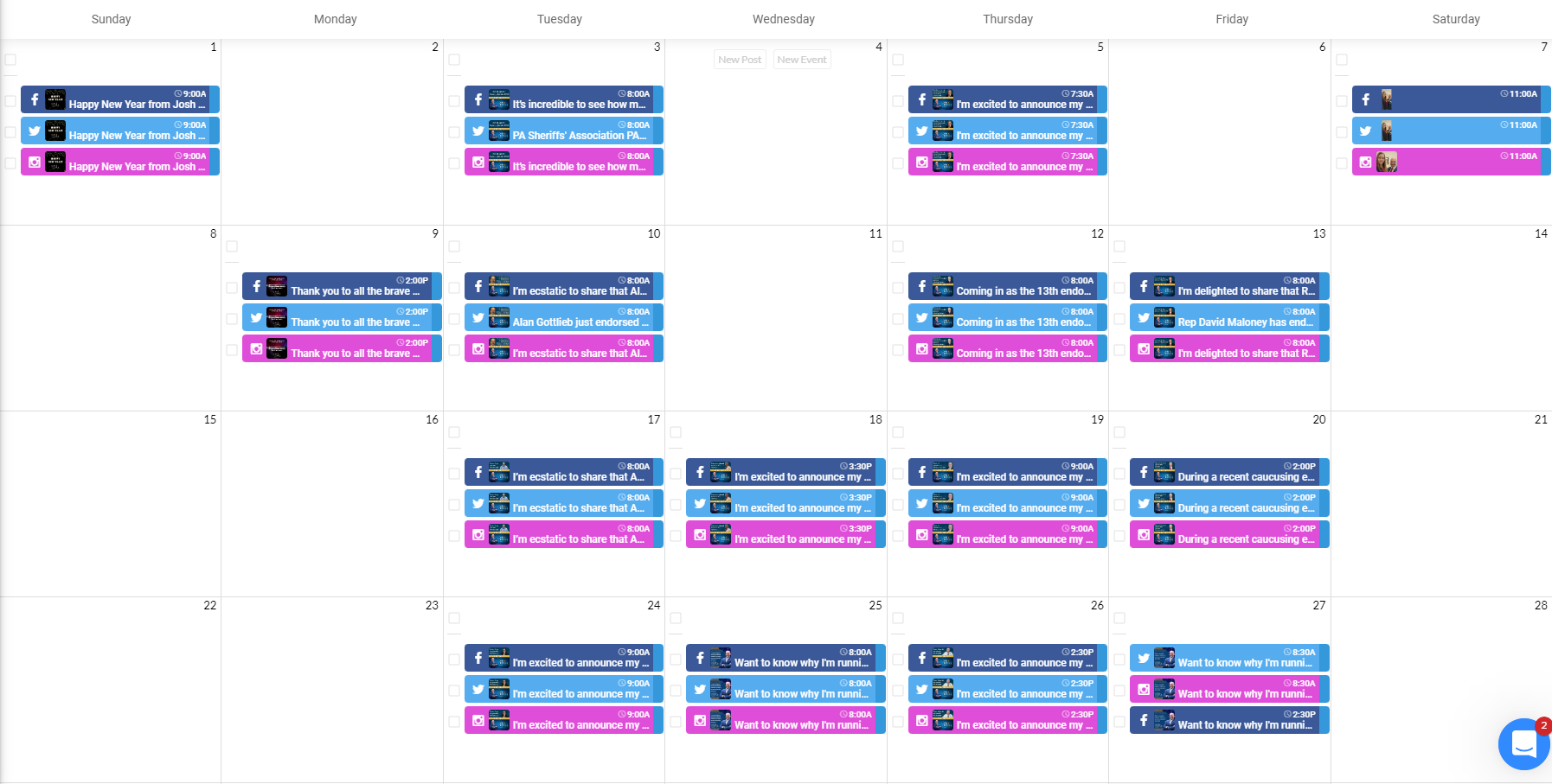 Social Media Mgmt Example